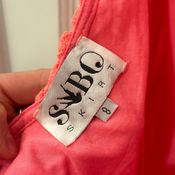 Neonét Dress by Sabo Skirt | Hot Pink Crochet Bodycon | Size US 4 - Picture 7 of 7